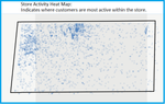 Load image into Gallery viewer, Store Activity Heat Map shows where customers are most active within the store.
